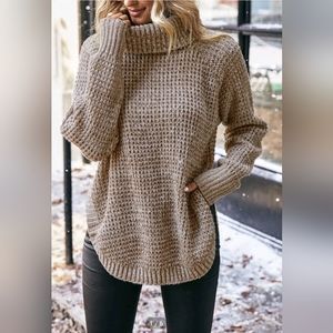 Women's Knit Turtle Neck Sweater